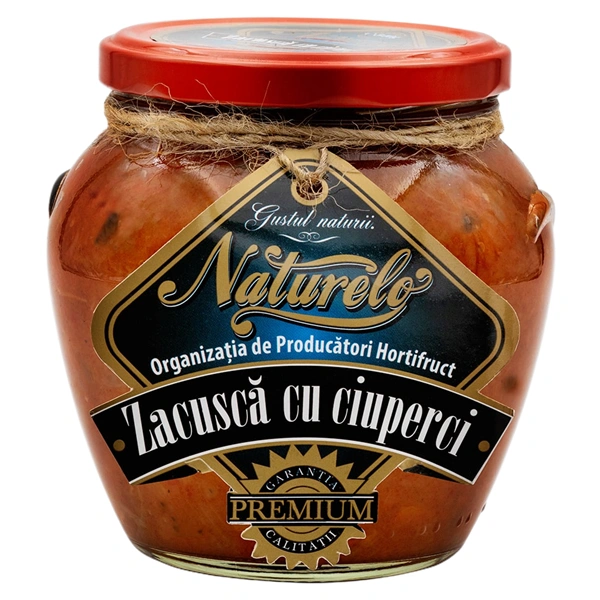 ZACUSCA DE CIUPERCI NATURELLO 580 GR