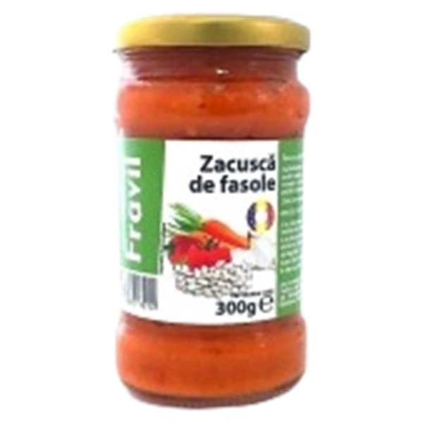 ZACUSCA DE FASOLE FRAVIL 300 GR