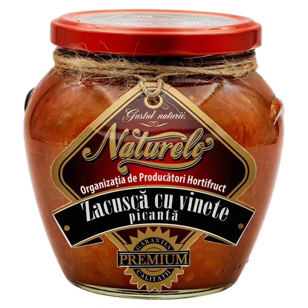 ZACUSCA DE VINETE PICANTA NATURELLO 580 GR