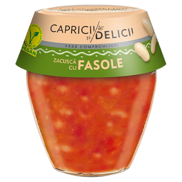 ZACUSCA FASOLE MANDY CAPRICII SI DELICII 290 GR