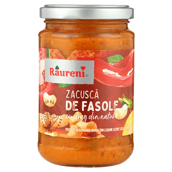 ZACUSCA FASOLE RAURENI 370 GR