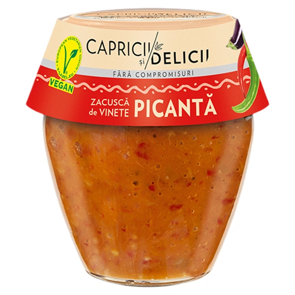 ZACUSCA PICANTA MANDY CAPRICII SI DELICII 290 GR