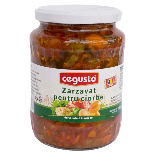 ZARZAVAT PENTRU CIORBE CONSERVFRUCT CEGUSTO 700 GR