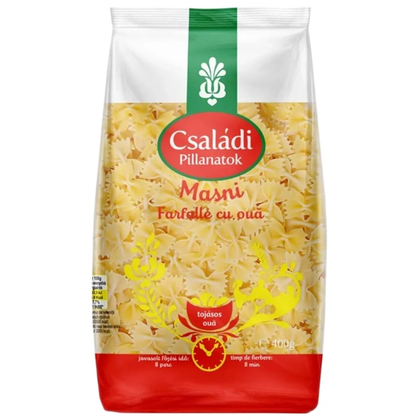PASTE FAINOASE FARFALLE CU 2 OUA CSALADI 400 GR