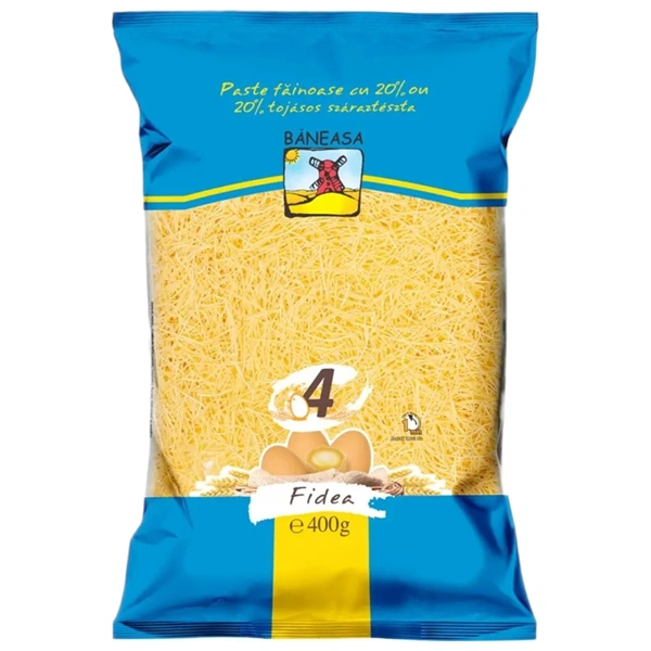 PASTE FAINOASE FIDEA CU BANEASA 400 GR 4 OUA
