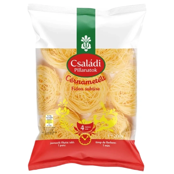 PASTE FAINOASE FIDEA SUBTIRE CUIBURI CU 4 OUA CSALADI 200 GR
