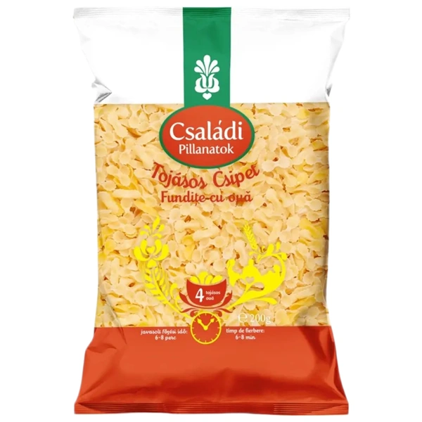 PASTE FAINOASE FUNDITE CU OU CU 4 OUA CSALADI 200 GR