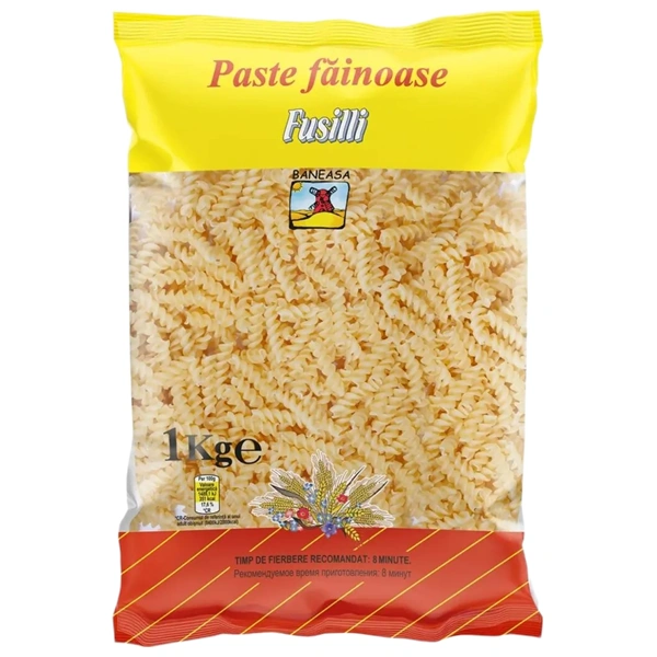 PASTE FAINOASE FUSILLI BANEASA 1 KG