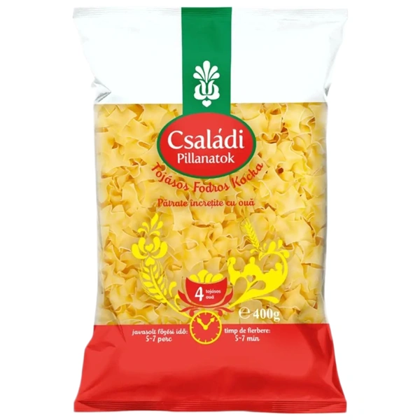 PASTE FAINOASE PATRATE INCRETITE CU 4 OUA CSALADI 400 GR