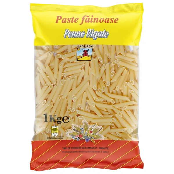 PASTE FAINOASE PENNE RIGATE BANEASA 1 KG