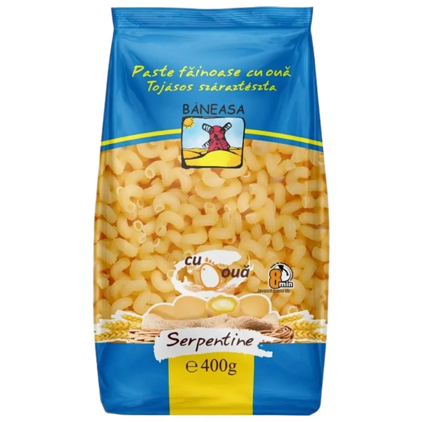 PASTE FAINOASE SERPENTINE CU OUA BANEASA 400 GR