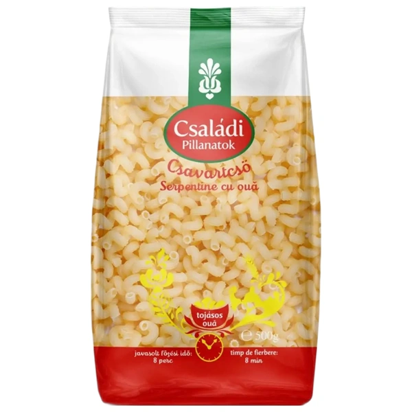 PASTE FAINOASE SERPENTINE CU OUA CSALADI 500 GR