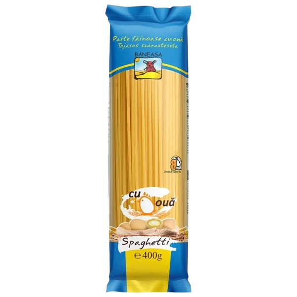 PASTE FAINOASE SPAGHETTI CU OUA BANEASA 400 GR