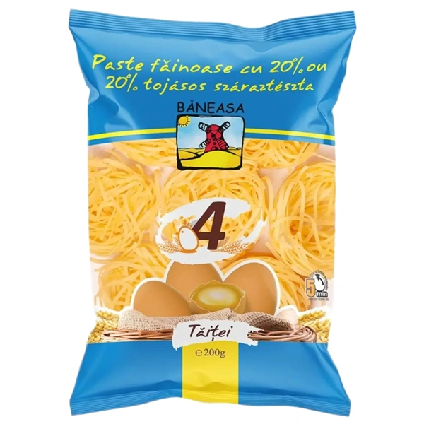 PASTE FAINOASE TAITEI SUBTIRI CUIBURI CU BANEASA 200 GR 4 OUA