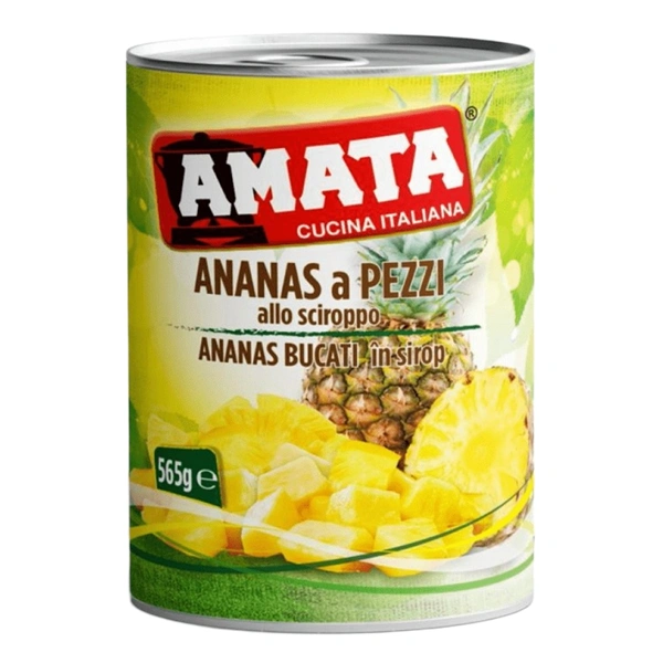 COMPOT ANANAS BUCATI AMATA 565 GR