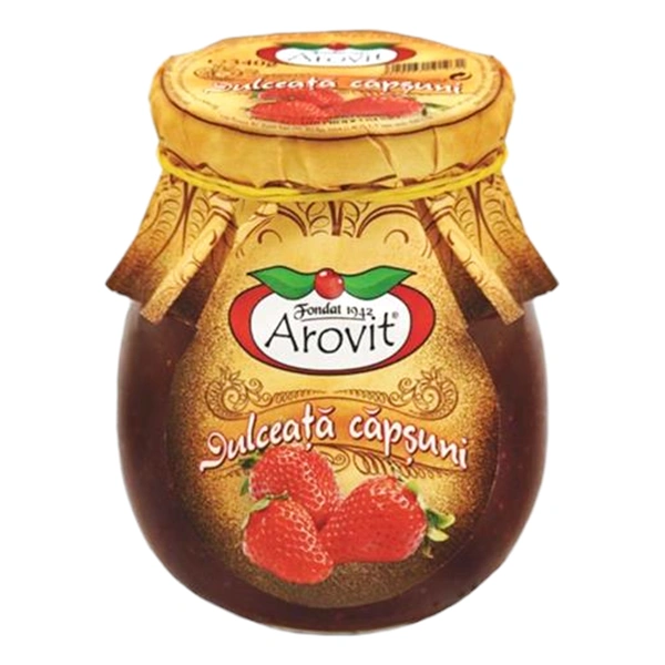 DULCEATA DE CAPSUNI AROVIT 340 GR