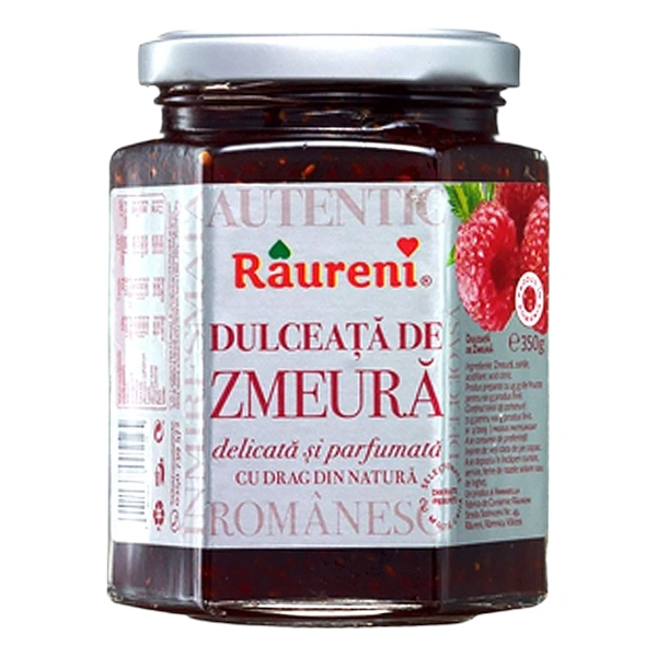 DULCEATA DE ZMEURA RAURENI 350 GR
