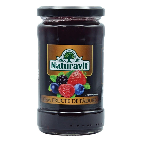 GEM DE FRUCTE DE PADURE NATURAVIT 314 GR