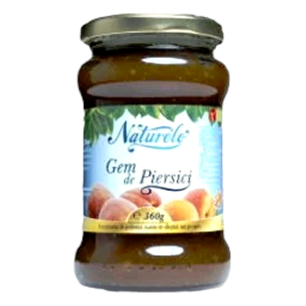 GEM DE PIERSICI NATURELO 360 GR
