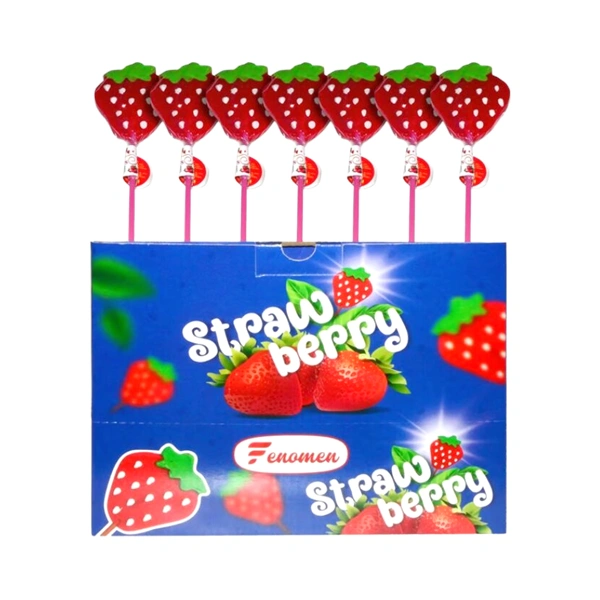 ACADEA FENOMEN CANDY STRAWBERRY ÎN FORMĂ DE CĂPȘUNĂ 38 GR