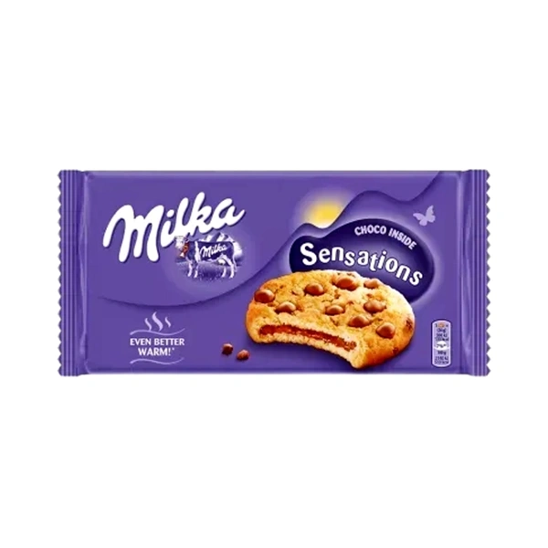 BISCUITI COOKIE SENZATIONS MILKA 156 GR