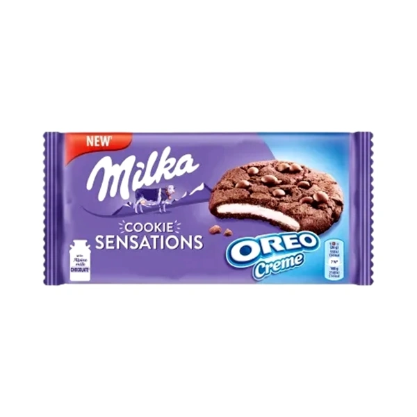 BISCUITI COOKIE SENZATIONS OREO MILKA 156 GR