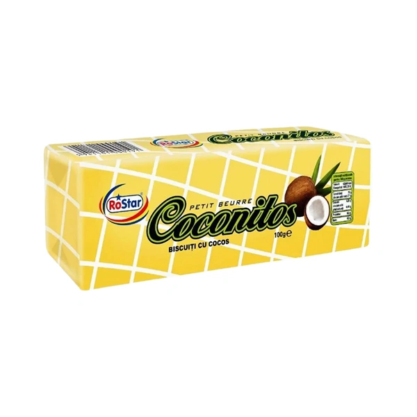 BISCUITI CU COCOS ROSTAR COCONITOS 100 GR