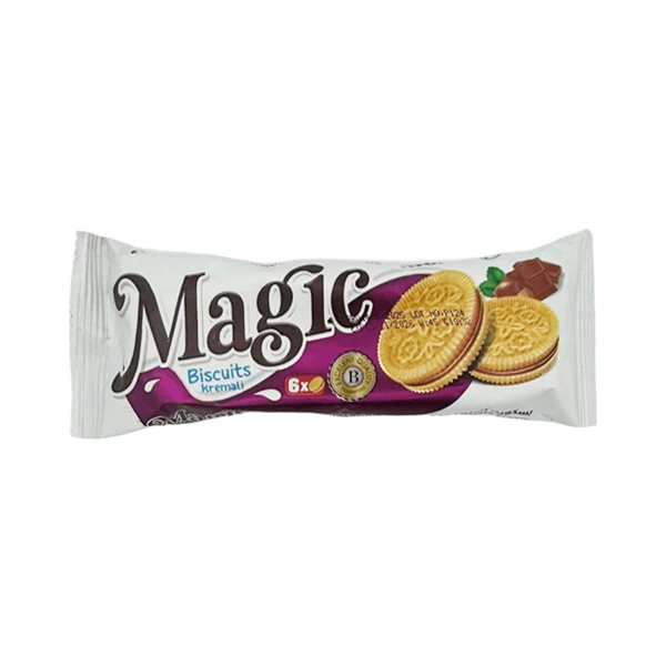 BISCUITI CU CREMA DE CACAO MAGIC ORE KREMALI ETI 65 GR
