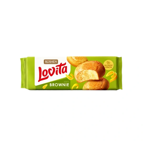 BISCUITI LOVITA BLONDIE BROWNIE CU LAMAIE ROSHEN 152 GR