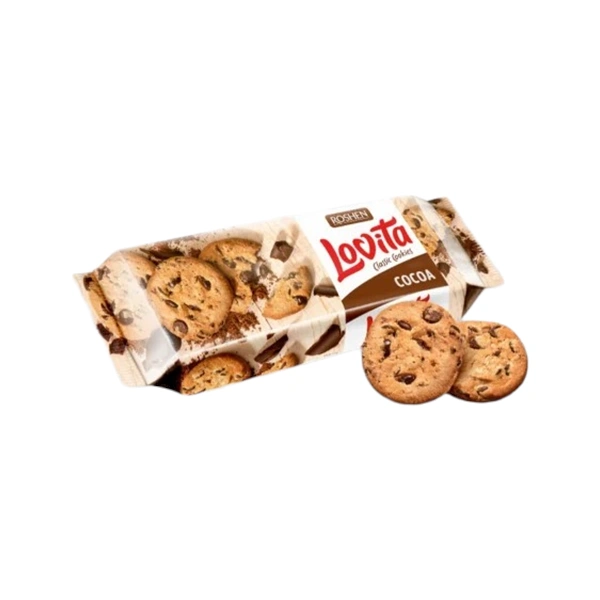 BISCUITI LOVITA CLASSIC CIOCOLATA ROSHEN 150 GR