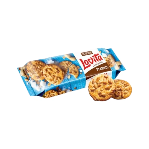 BISCUITI LOVITA CLASSIC CU ARAHIDE ROSHEN 150 GR