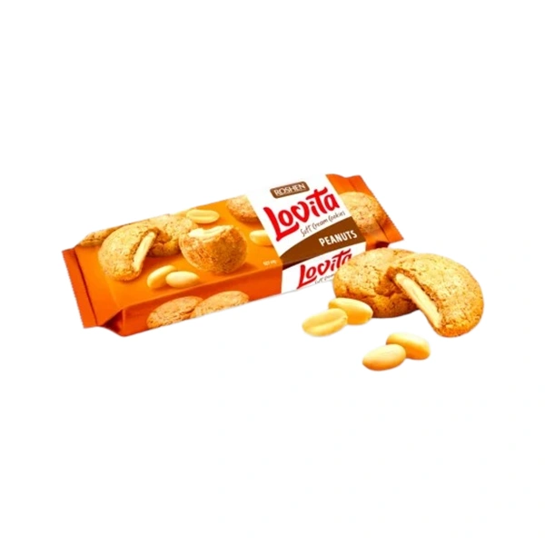 BISCUITI LOVITA SOFT CREAM CU ARAHIDE ROSHEN 127 GR