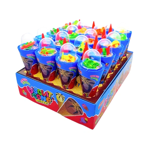 CORNET DE CIOCOLATĂ CU JUCĂRIE SURPRIZĂ 14 GR