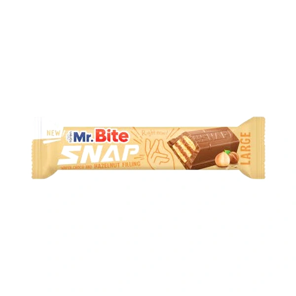 NAPOLITANA CU ALUNE SI GLAZURA CIOCOLATA MR BITE SNAP 35 GR