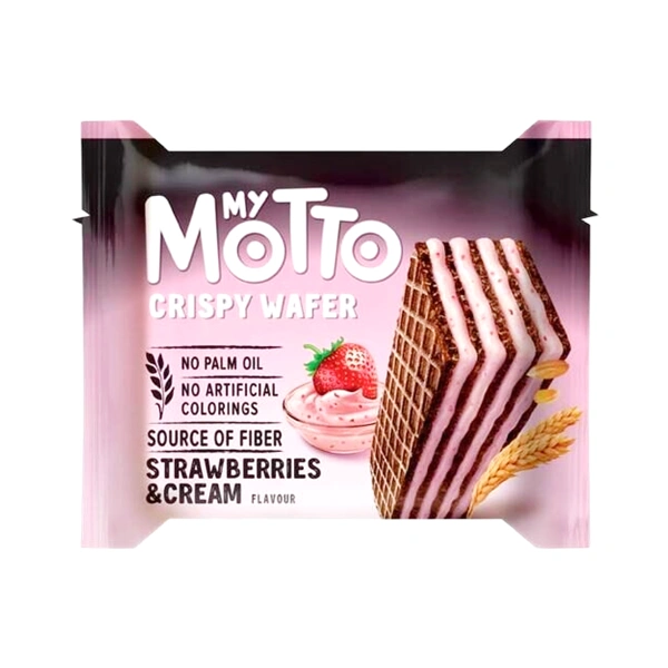 NAPOLITANA CU CREMA DE CAPSUNI MY MOTTO 30 GR