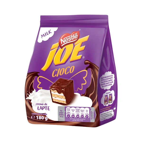NAPOLITANE CROCANT CIOCOLATA LAPTE JOE 180 GR