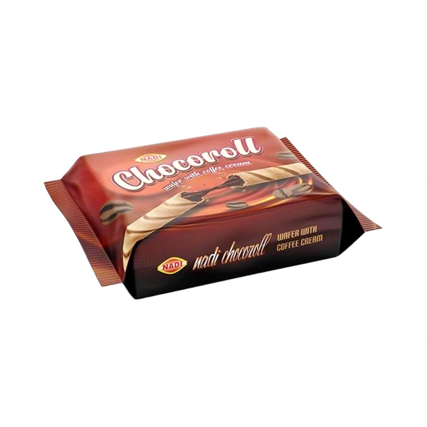 RULOU DE NAPOLITANA CROCANTA CU CREMA DE CIOCOLATA CHOCO ROLL 30 GR