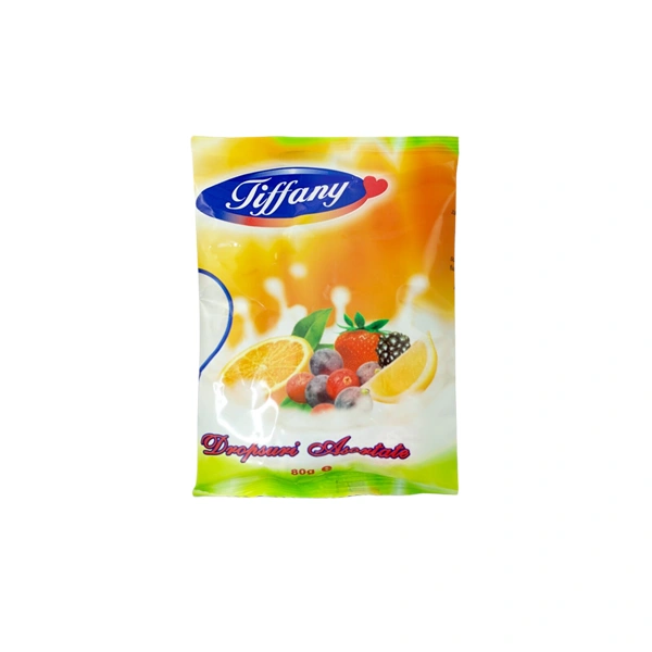 DROPSURI CU AROMA DE FRUCTE ASORTATE TIFFANY 80 GR