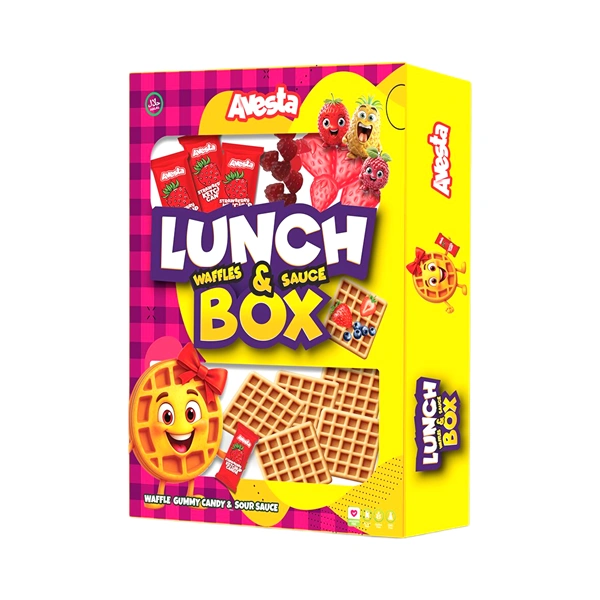 JELEURI AVESTA LUNCH BOX WAFFLE AROMĂ DE VAFĂ 170 GR