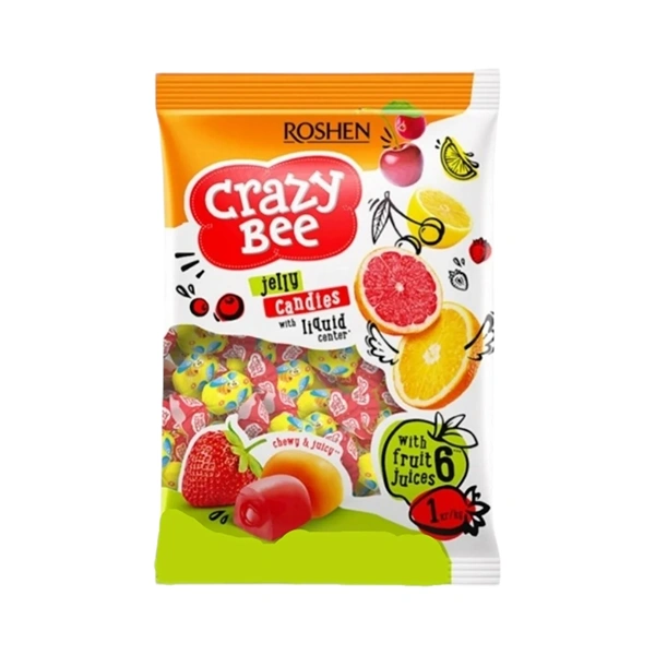 JELEURI CU FRUCTE CRAZY BEE ROSHEN 1 KG