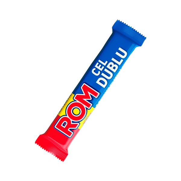 BATON CIOCOLATA ROM AUTENTIC CEL DUBLU EXCELENT KANDIA 50 GR