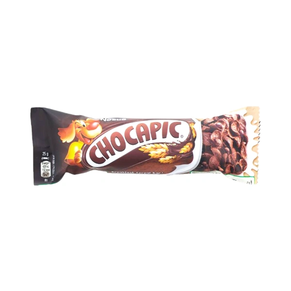 BATON DE CEREALE CU BAZA DE LAPTE SI GUST DE CIOCOLATA CHOCAPIC NESTLE 25 GR