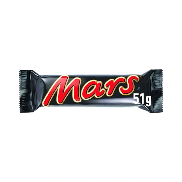 BATON DE CIOCOLATA CU LAPTE CARAMEL SI NUGA MARS 51 GR