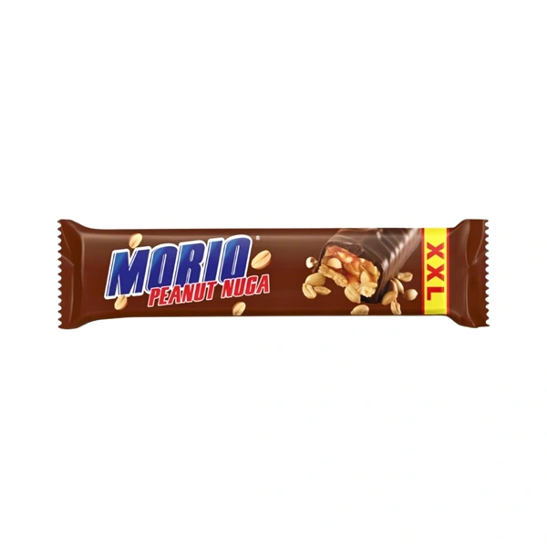 BATON MORIO PEANUT & CARAMEL NOUGAT GUST BOGAT DE ALUNE ȘI CARAMEL 40 GR