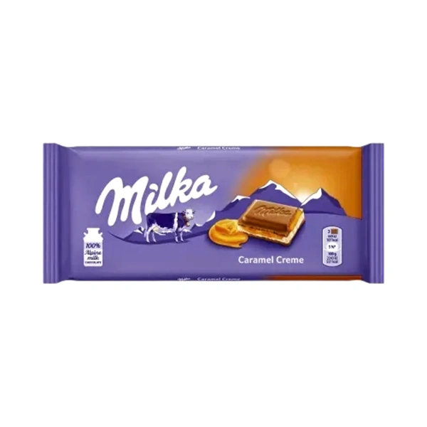 CIOCOLATA CREMA CARAMEL MILKA 100 GR