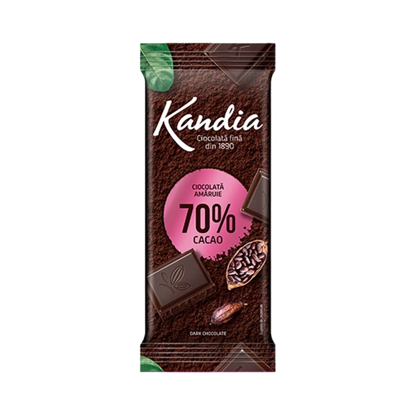 CIOCOLATA KANDIA DARK 70 CACAO 80 GR