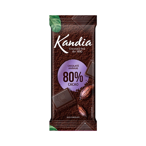 CIOCOLATA KANDIA DARK 80 CACAO 80 GR