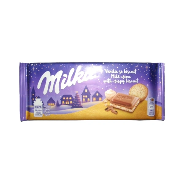 CIOCOLATA VANILIEBISCUIT MILKA 100 GR