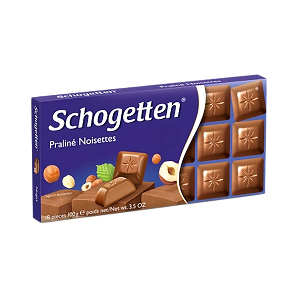 TABLETA CIOCOLATA SCHOGETTEN NOUGAT 100 GR