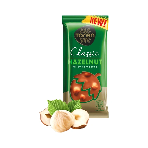 TABLETA DE CIOCOLATA CU ALUNE TOREN CLASSIC 50 GR